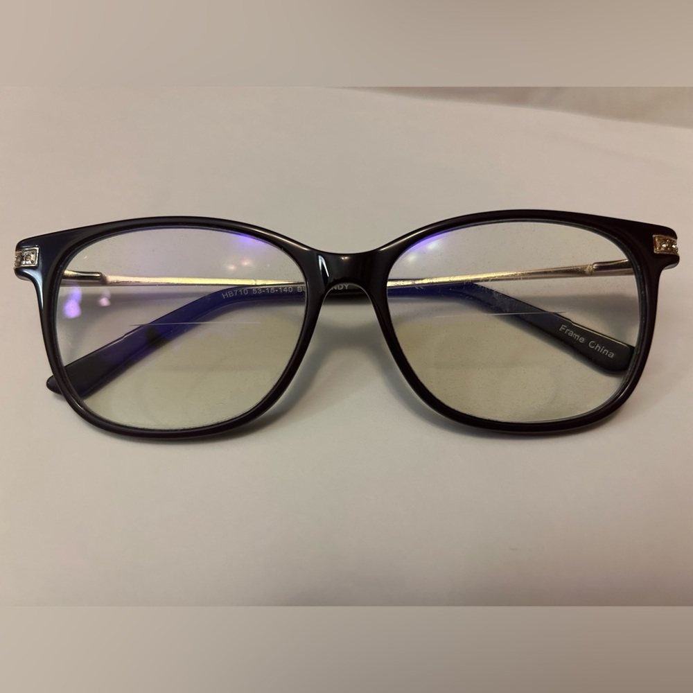 HARVE BENARD Burgundy Glasses Frame Designer Spring Hinge Arms HB710 53-15-140